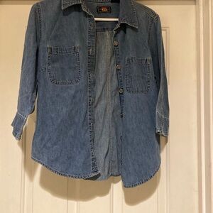 Vintage Route 66 Denim Shirt Women’s Size Medium